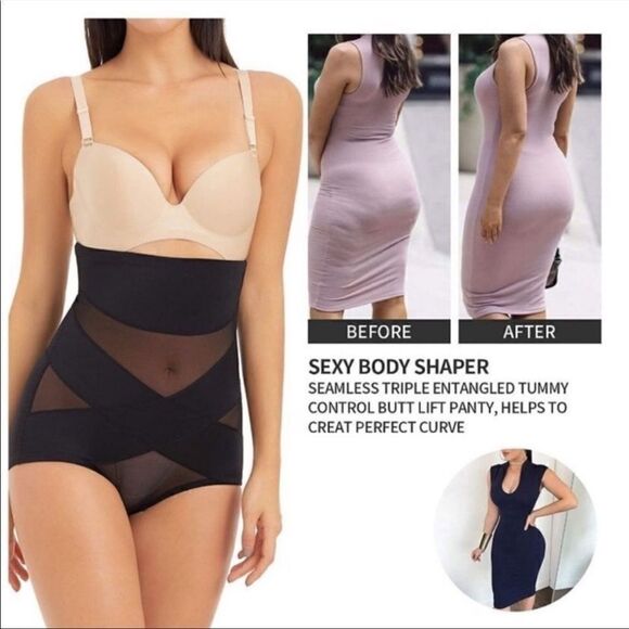 Body Shaper Slimming Spanks - Black - Picture 5 of 7